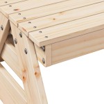 vidaXL Masă de picnic pentru copii, 88x97x52 cm, lemn masiv de pin