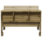 vidaXL Masă de picnic pentru copii, 88x122x58 cm lemn impregnat de pin