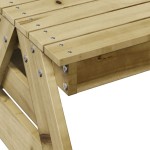 vidaXL Masă de picnic pentru copii, 88x122x58 cm lemn impregnat de pin