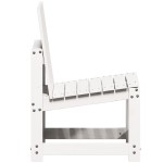 vidaXL Scaun de grădină, alb, 50,5x55x77 cm, lemn masiv de pin vidaXL Scaun de grădină, alb, 50,5x55x77 cm, lemn masiv de pin