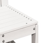 vidaXL Scaun de grădină, alb, 50,5x55x77 cm, lemn masiv de pin vidaXL Scaun de grădină, alb, 50,5x55x77 cm, lemn masiv de pin