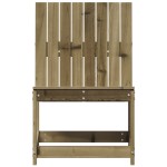 vidaXL Scaune de grădină, 50,5x55x77 cm, lemn de pin impregnat vidaXL Scaune de grădină, 50,5x55x77 cm, lemn de pin impregnat