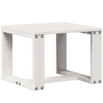 vidaXL Set mobilier de grădină, 3 piese, alb, lemn masiv de pin