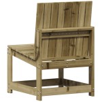 vidaXL Set mobilier de grădină, 3 piese, lemn de pin impregnat