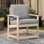 vidaXL Scaun de grădină, 62x56x77 cm, lemn masiv de pin vidaXL Scaun de grădină, 62x56x77 cm, lemn masiv de pin