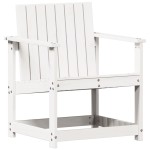 vidaXL Scaun de grădină, alb, 62x56x77 cm, lemn masiv de pin vidaXL Scaun de grădină, alb, 62x56x77 cm, lemn masiv de pin