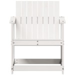vidaXL Scaun de grădină, alb, 62x56x77 cm, lemn masiv de pin vidaXL Scaun de grădină, alb, 62x56x77 cm, lemn masiv de pin