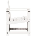 vidaXL Scaun de grădină, alb, 62x56x77 cm, lemn masiv de pin vidaXL Scaun de grădină, alb, 62x56x77 cm, lemn masiv de pin