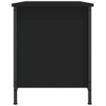 vidaXL Comodă TV, negru, 100x40x50 cm, lemn prelucrat