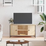 vidaXL Comodă TV, stejar sonoma, 100x40x50 cm, lemn prelucrat vidaXL Comodă TV, stejar sonoma, 100x40x50 cm, lemn prelucrat