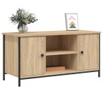 vidaXL Comodă TV, stejar sonoma, 100x40x50 cm, lemn prelucrat vidaXL Comodă TV, stejar sonoma, 100x40x50 cm, lemn prelucrat