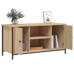 vidaXL Comodă TV, stejar sonoma, 100x40x50 cm, lemn prelucrat vidaXL Comodă TV, stejar sonoma, 100x40x50 cm, lemn prelucrat