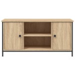vidaXL Comodă TV, stejar sonoma, 100x40x50 cm, lemn prelucrat vidaXL Comodă TV, stejar sonoma, 100x40x50 cm, lemn prelucrat