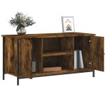 vidaXL Comodă TV, stejar fumuriu, 100x40x50 cm, lemn prelucrat vidaXL Comodă TV, stejar fumuriu, 100x40x50 cm, lemn prelucrat