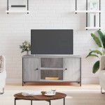 vidaXL Comodă TV, gri sonoma, 100x40x50 cm, lemn prelucrat vidaXL Comodă TV, gri sonoma, 100x40x50 cm, lemn prelucrat