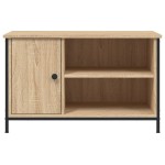 vidaXL Comodă TV, stejar sonoma, 80x40x50 cm, lemn prelucrat