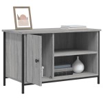 vidaXL Comodă TV, gri sonoma, 80x40x50 cm, lemn compozit vidaXL Comodă TV, gri sonoma, 80x40x50 cm, lemn compozit