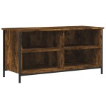 vidaXL Comodă TV, stejar fumuriu, 100x40x50 cm, lemn prelucrat vidaXL Comodă TV, stejar fumuriu, 100x40x50 cm, lemn prelucrat