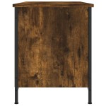vidaXL Comodă TV, stejar fumuriu, 100x40x50 cm, lemn prelucrat vidaXL Comodă TV, stejar fumuriu, 100x40x50 cm, lemn prelucrat