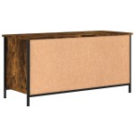vidaXL Comodă TV, stejar fumuriu, 100x40x50 cm, lemn prelucrat vidaXL Comodă TV, stejar fumuriu, 100x40x50 cm, lemn prelucrat