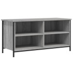 vidaXL Comodă TV, gri sonoma, 100x40x50 cm, lemn prelucrat vidaXL Comodă TV, gri sonoma, 100x40x50 cm, lemn prelucrat