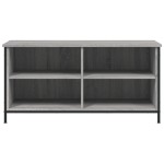 vidaXL Comodă TV, gri sonoma, 100x40x50 cm, lemn prelucrat vidaXL Comodă TV, gri sonoma, 100x40x50 cm, lemn prelucrat