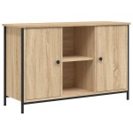 vidaXL Comodă TV, stejar sonoma, 100x35x65 cm, lemn compozit vidaXL Comodă TV, stejar sonoma, 100x35x65 cm, lemn compozit