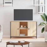 vidaXL Comodă TV, stejar sonoma, 100x35x65 cm, lemn compozit vidaXL Comodă TV, stejar sonoma, 100x35x65 cm, lemn compozit