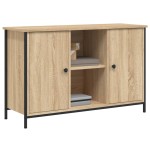 vidaXL Comodă TV, stejar sonoma, 100x35x65 cm, lemn compozit vidaXL Comodă TV, stejar sonoma, 100x35x65 cm, lemn compozit