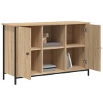vidaXL Comodă TV, stejar sonoma, 100x35x65 cm, lemn compozit vidaXL Comodă TV, stejar sonoma, 100x35x65 cm, lemn compozit