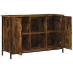 vidaXL Comodă TV, stejar fumuriu, 100x35x65 cm, lemn compozit vidaXL Comodă TV, stejar fumuriu, 100x35x65 cm, lemn compozit