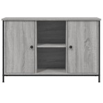 vidaXL Comodă TV, gri sonoma, 100x35x65 cm, lemn compozit