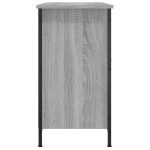 vidaXL Comodă TV, gri sonoma, 100x35x65 cm, lemn compozit