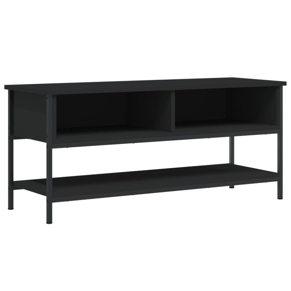 vidaXL Dulap TV, negru, 100x35x45 cm, lemn prelucrat