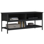 vidaXL Dulap TV, negru, 100x35x45 cm, lemn prelucrat