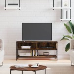 vidaXL Dulap TV, stejar afumat, 100x35x45 cm, lemn prelucrat vidaXL Dulap TV, stejar afumat, 100x35x45 cm, lemn prelucrat