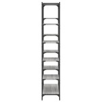 vidaXL Raft de cărți gri sonoma 100x32x170 cm lemn prelucrat și fier