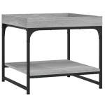 vidaXL Masă de cafea, gri sonoma, 49,5x49,5x45 cm, lemn compozit