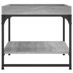 vidaXL Masă de cafea, gri sonoma, 49,5x49,5x45 cm, lemn compozit