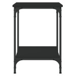 vidaXL Măsuță de cafea, negru, 40x40x55 cm, lemn prelucrat vidaXL Măsuță de cafea, negru, 40x40x55 cm, lemn prelucrat