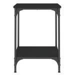 vidaXL Măsuță de cafea, negru, 40x40x55 cm, lemn prelucrat vidaXL Măsuță de cafea, negru, 40x40x55 cm, lemn prelucrat