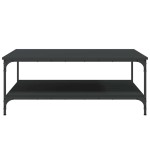 vidaXL Măsuță de cafea negru 100x100x40 cm lemn prelucrat