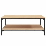 vidaXL Măsuță de cafea stejar sonoma 100x100x40 cm lemn prelucrat vidaXL Măsuță de cafea stejar sonoma 100x100x40 cm lemn prelucrat