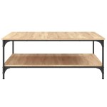 vidaXL Măsuță de cafea stejar sonoma 100x100x40 cm lemn prelucrat vidaXL Măsuță de cafea stejar sonoma 100x100x40 cm lemn prelucrat