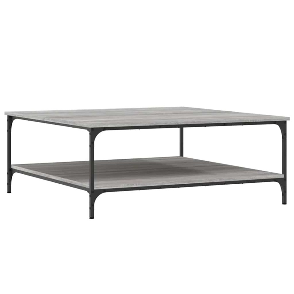 vidaXL Măsuță de cafea gri sonoma 100x100x40 cm lemn prelucrat