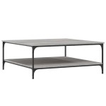 vidaXL Măsuță de cafea gri sonoma 100x100x40 cm lemn prelucrat