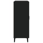 vidaXL Servantă, negru, 69,5x34x90 cm, lemn prelucrat vidaXL Servantă, negru, 69,5x34x90 cm, lemn prelucrat