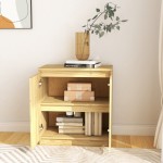 vidaXL Dulap lateral, 60x36x65 cm, lemn masiv de pin vidaXL Dulap lateral, 60x36x65 cm, lemn masiv de pin