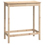 vidaXL Masă de bar, 100x50x110 cm, lemn masiv de pin vidaXL Masă de bar, 100x50x110 cm, lemn masiv de pin