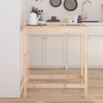 vidaXL Masă de bar, 100x50x110 cm, lemn masiv de pin vidaXL Masă de bar, 100x50x110 cm, lemn masiv de pin